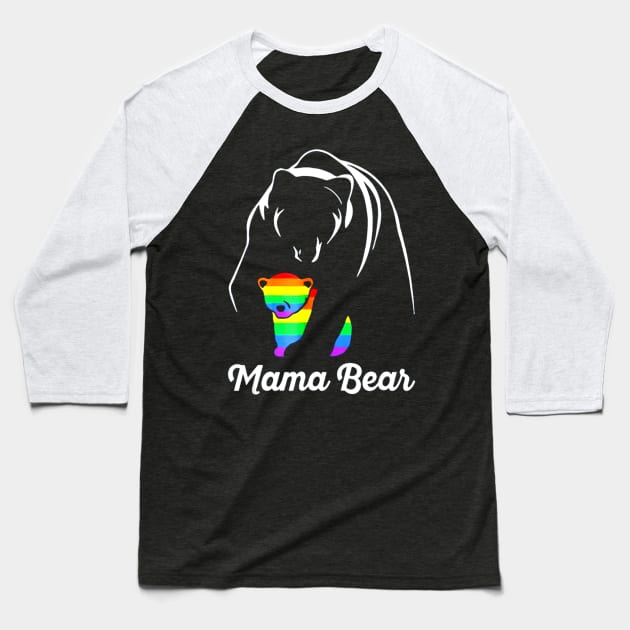 Mama Bear Love Homobisexual Baby Bear Costume Baseball T-Shirt by Pretr=ty